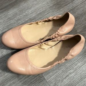Jcrew leather ballet flats nude sz6